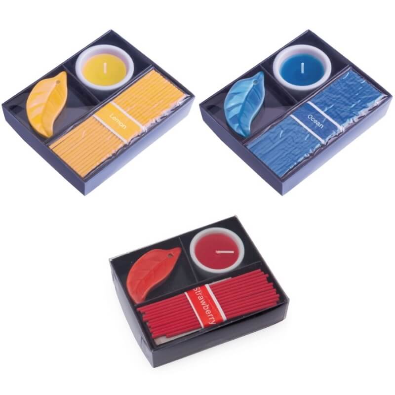Set de incienso y velas